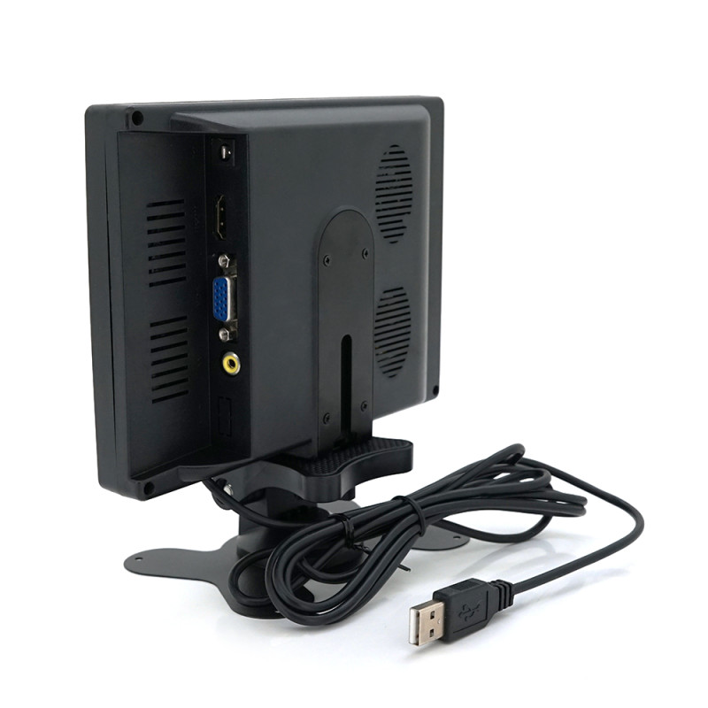Монитор для видеонаблюдения 7"(16:9) панель IPS, AV/VGA/HDMI разъемы + touchscreen, 1024*600ips, 12-24V, BOX