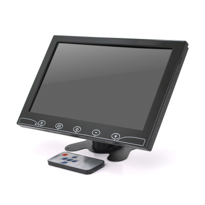 Монітор для відеоспостереження 10.1 ", AV + VGA + HDMI + RCA роз'єми, 1024 * 600ips, 12-24V, BOX