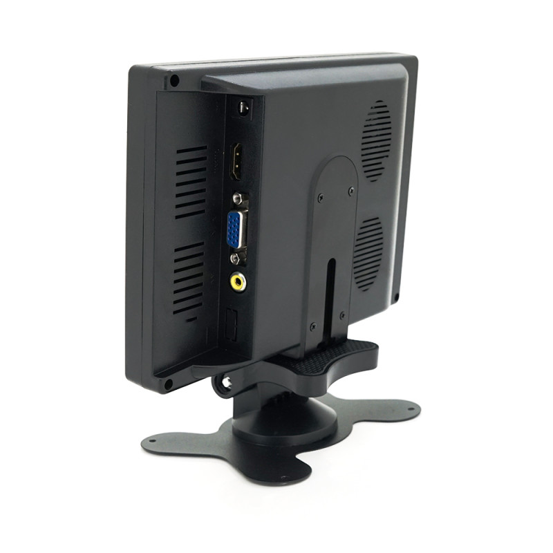 Монітор для відеоспостереження 7"(16:9) панель IPS, AV/VGA/HDMI роз'єми, 1024*600ips, 12-24V, BOX-