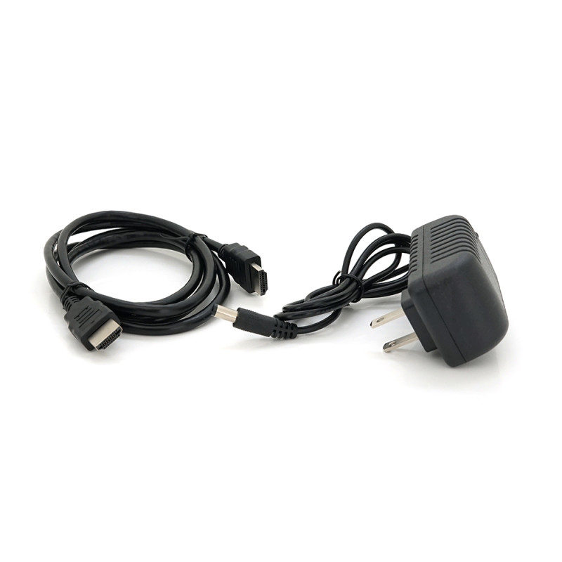 Монітор для відеоспостереження 7"(16:9) панель IPS, AV/VGA/HDMI роз'єми, 1024*600ips, 12-24V, BOX-