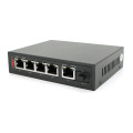 4х портовый PoE Full Gigabit коммутатор ONV-POE33064PFG, 4xPoe1000Мбит + 2х1000 Мбит + 1хSFP 1000Мбит,до 250м, IEEE802.3af/at, мощност 65Вт