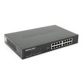 Комутатор POE Mercury SG116PS 14 портів POE 100Мбит + 2 порт Ethernet (UP-Link) 100 Мбіт, БП вбудований, кріплення в стійку, BOX (294 * 180 * 44)-