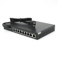 Комутатор POE 48V Mercury S109P 8 портів POE + 1 порт Ethernet (Uplink) 10/100 Мбіт/сек, БП в комплекті, BOX Q200 (285*223*68) 0,97 кг (216*131*30)-