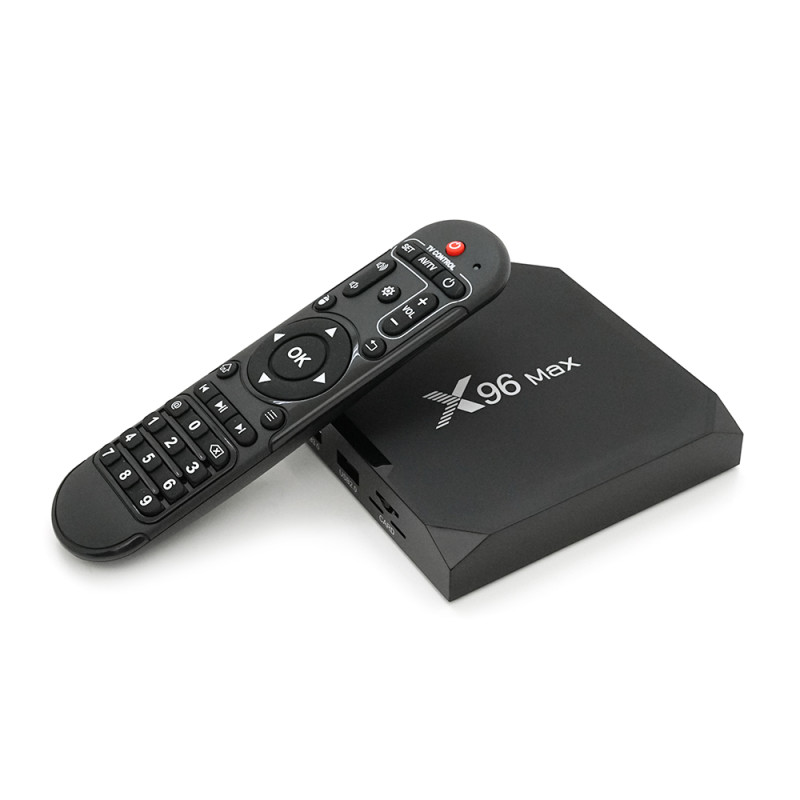 Медіа приставка X96-Max 4/64G Smart TV Box (Android 9.0, ОЗУ 4 Гб, 32Гб вбудованої пам'яті, 4-х ядерний процесор Amlogic 905 (2,0 ГГц)-