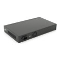 POE коммутатор Merlion 16 POE 10/100 + 1 Single Fiber Tx 1310nm 20km + 2 RJ45 10/100/1000+ встроенный блок питания 52V 4.8A
