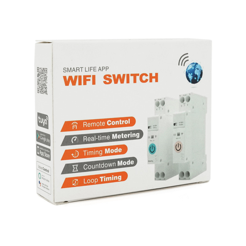 WI-FI вимикач-реле на DIN рейку 63А-