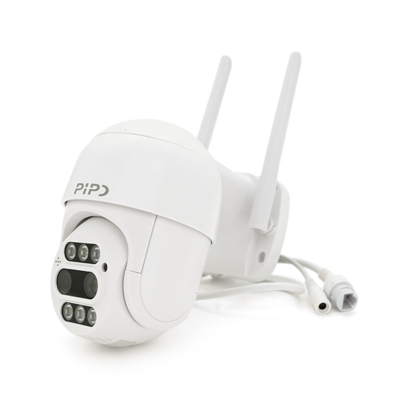 4+4Мп Wi-Fi відеокамера з двома об'єктивами вулична SD/картка PiPo PP-IPC33D4MP20 PTZ 2.8mm ICSee-