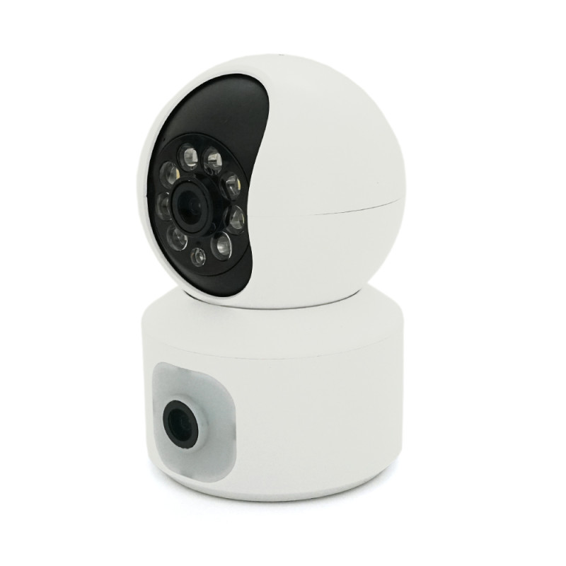 2+2 Мп Wi-Fi видеокамера внутренняя с двумя объективами SD/карта PiPo PP-IPC28D2MP15 PTZ 2.8mm ICSee