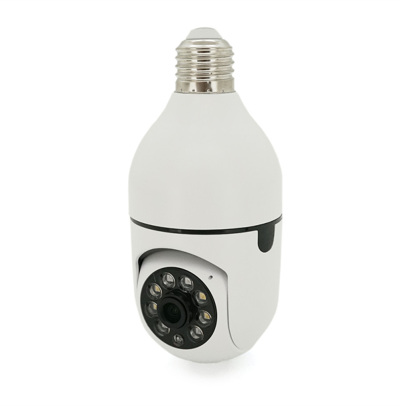 4Мп Wi-Fi видеокамера уличная-внутренняя SD/карта PiPo PP-IPC30D2MP15 PTZ 2.8mm под цоколь Е27 ICSee