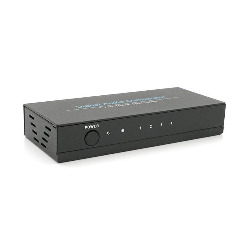 Цифровий оптичний роздільник звуку SPDIF / Toslink 1x4-