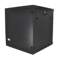 Шкаф Merlion 22U, 600*450*1081mm (Ш*Г*В)мм закаленное стекло, черный, сталь 1,2мм с замком (в разобраном виде!!!)