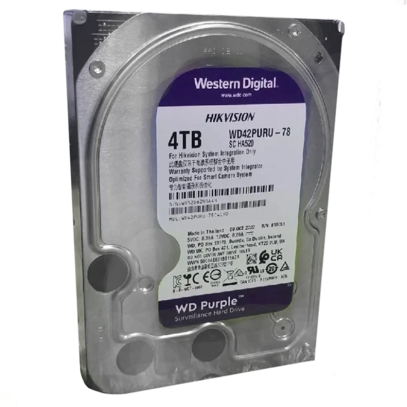 Жорсткий диск 3.5" WD42PURU-78, 4 ТБ, 100x30x150 мм-