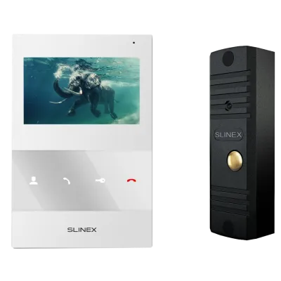 Комплект домофонії Slinex SQ-04M(White) + ML-16НR(Black)
