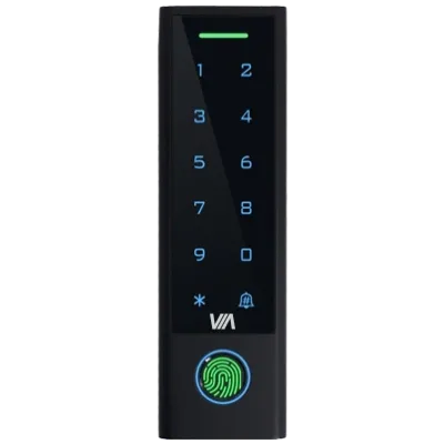 Автономный контроллер доступа со встроенным считывателем Via Security VTA-22KFP/E+M WF