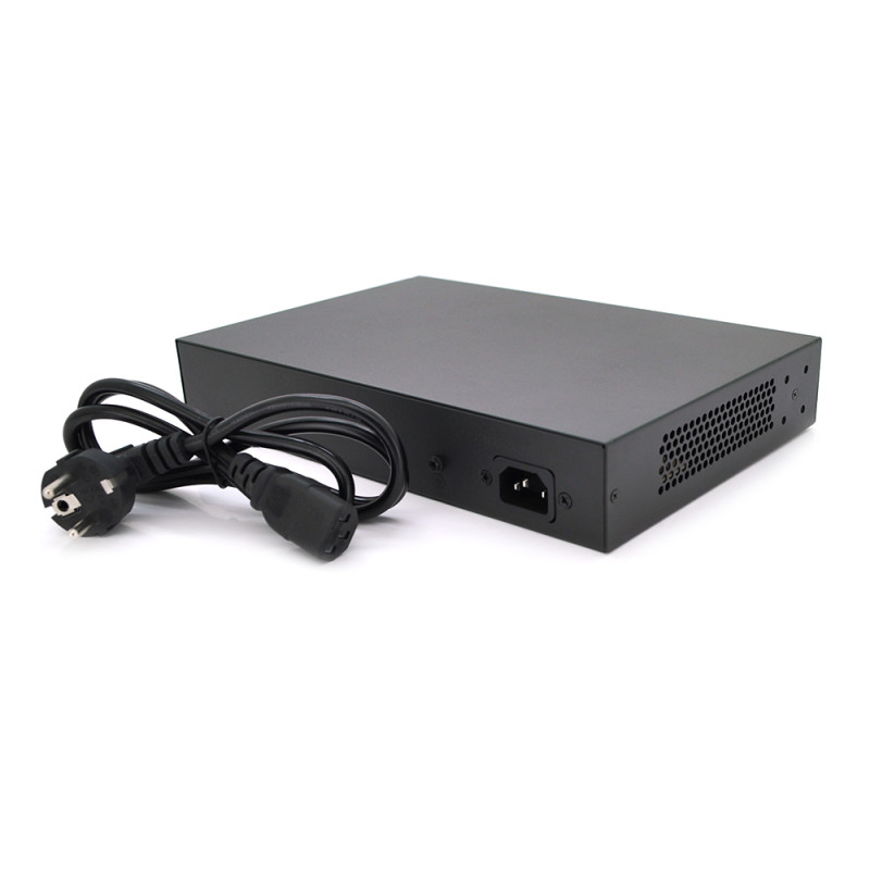 Комутатор Ethernet ONV-H1024 у металевому корпусі, 24*100Мб портів, 270х181х44.5 мм-