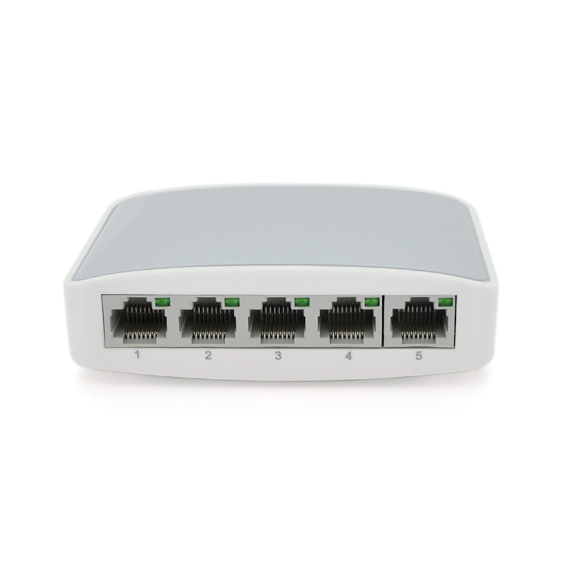 Комутатор Gigabit Ethernet ONV-H3005S в пластиковому корпусі, 5*1000Мб портів, 5В 1Ач, 100х70х28-