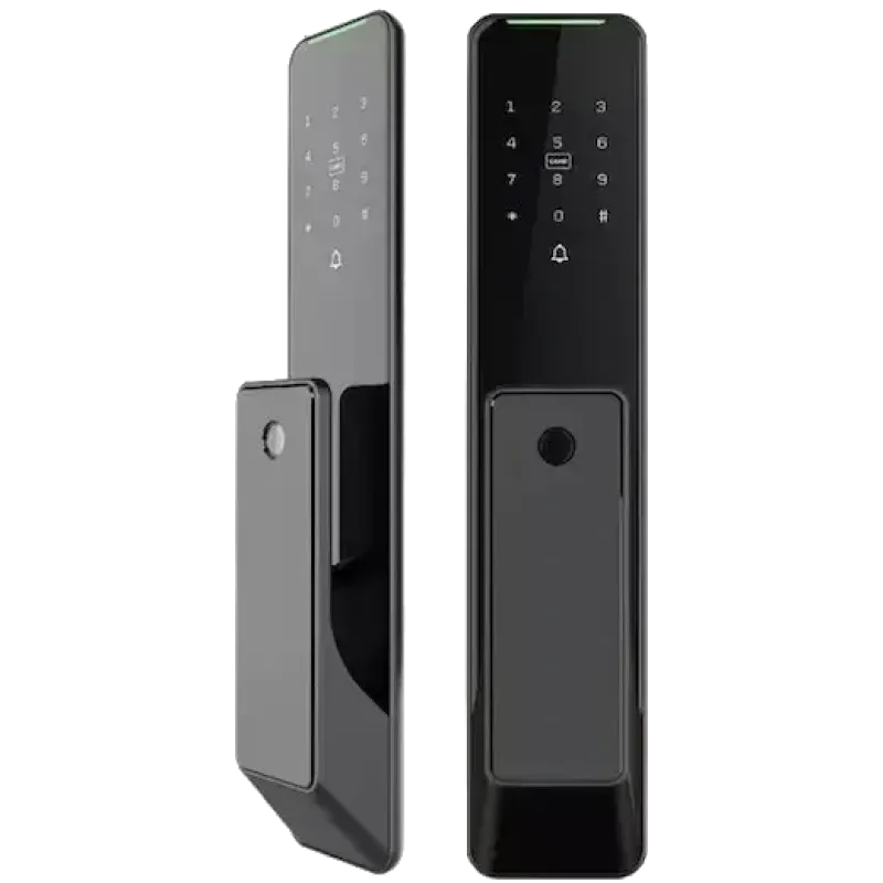 Умный дверной биометрический замок SEVEN LOCK SL-7775BF black