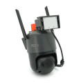 2+2+2Мп Wi-Fi видеокамера с тремя объективами уличная SD/карта YOSO YO-IPC49D6MP50 PTZ 2.8mm V380