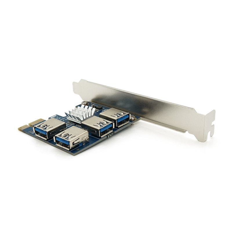 Контролер PCI-Е => USB 3.0, 4 порта, 5Gbps, OEM-