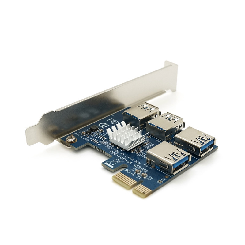 Контролер PCI-Е => USB 3.0, 4 порта, 5Gbps, OEM-