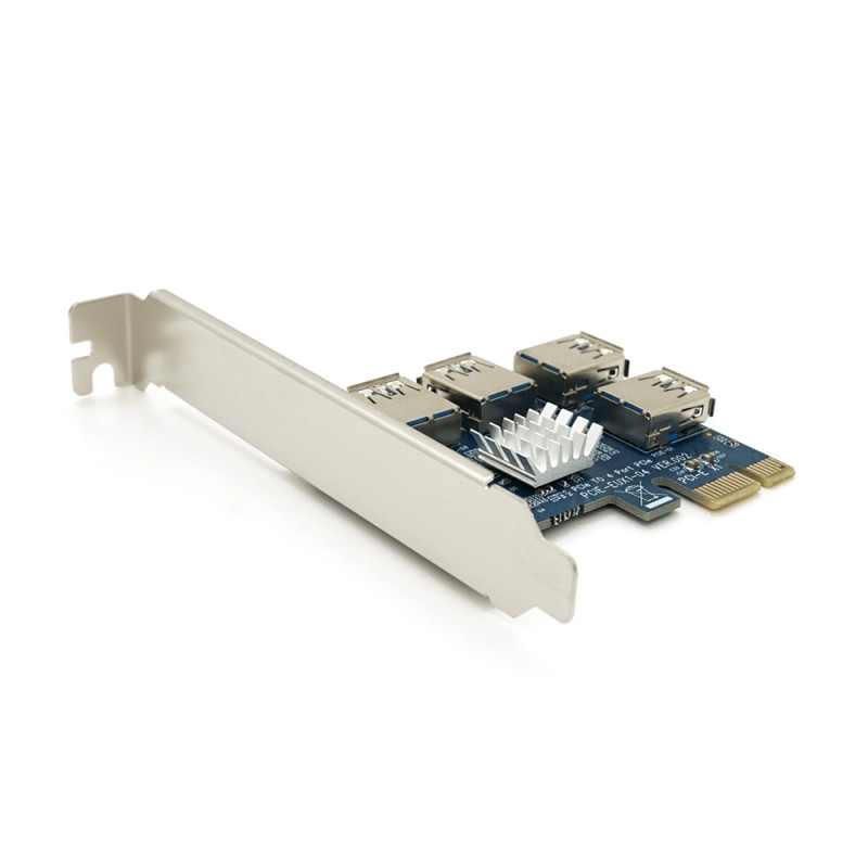 Контролер PCI-Е => USB 3.0, 4 порта, 5Gbps, OEM-