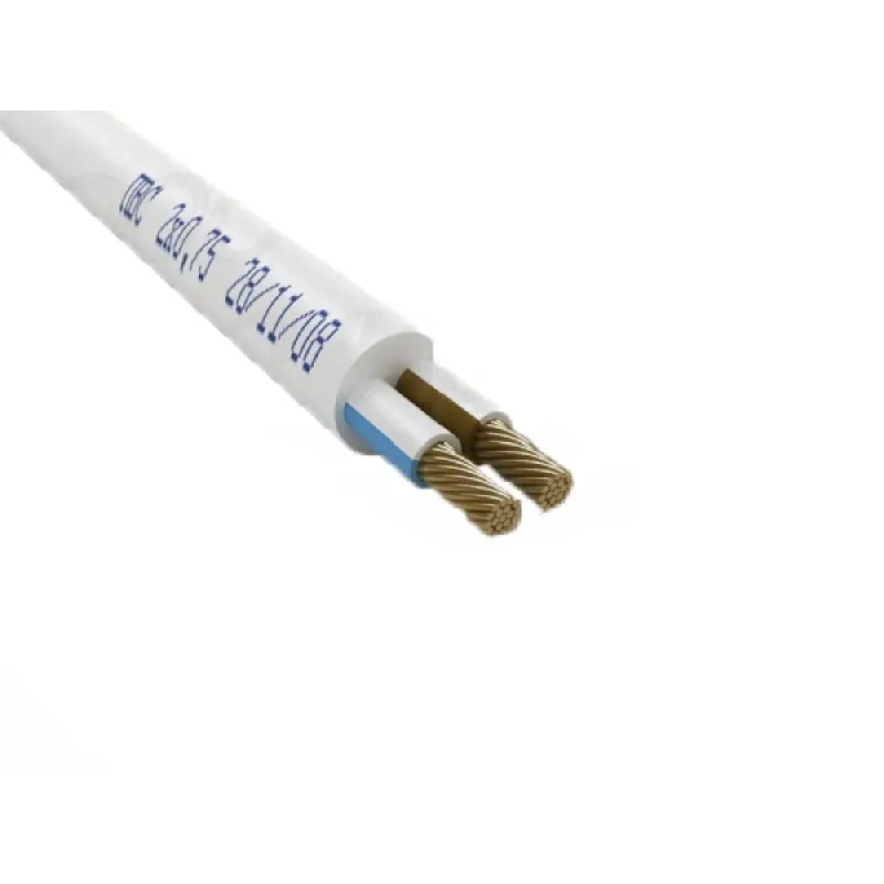 Провод ЗЗЦМ ПВС 2х1,5 (бухта 100м.)
