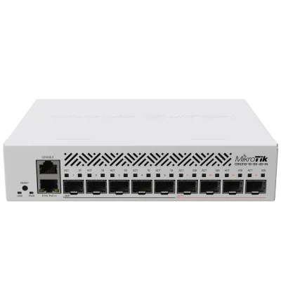 Коммутатор 9 портов управляемый MikroTik CRS310-1G-5S-4S+IN 10G SFP+