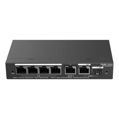 Коммутатор 6 портов управляемый Ruijie RG-ES206GS-P PoE