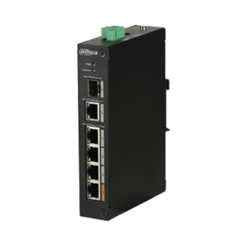 Комутатор 4 порти некерований Dahua DH-PFS3106-4ET-60 POE-