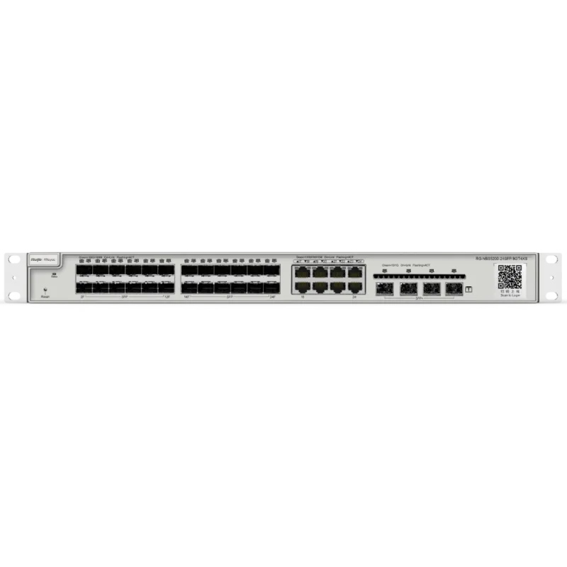 Коммутатор 24 порта управляемый Ruijie Reyee RG-NBS5200-24SFP/8GT4XS L3