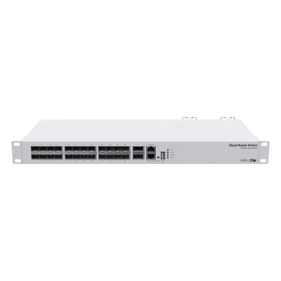 Коммутатор 24 порта управляемый MikroTik CRS326-24S+2Q+RM