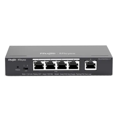 5-портовый гигабитный интеллектуальный POE коммутатор Ruijie RG-ES205GC-P