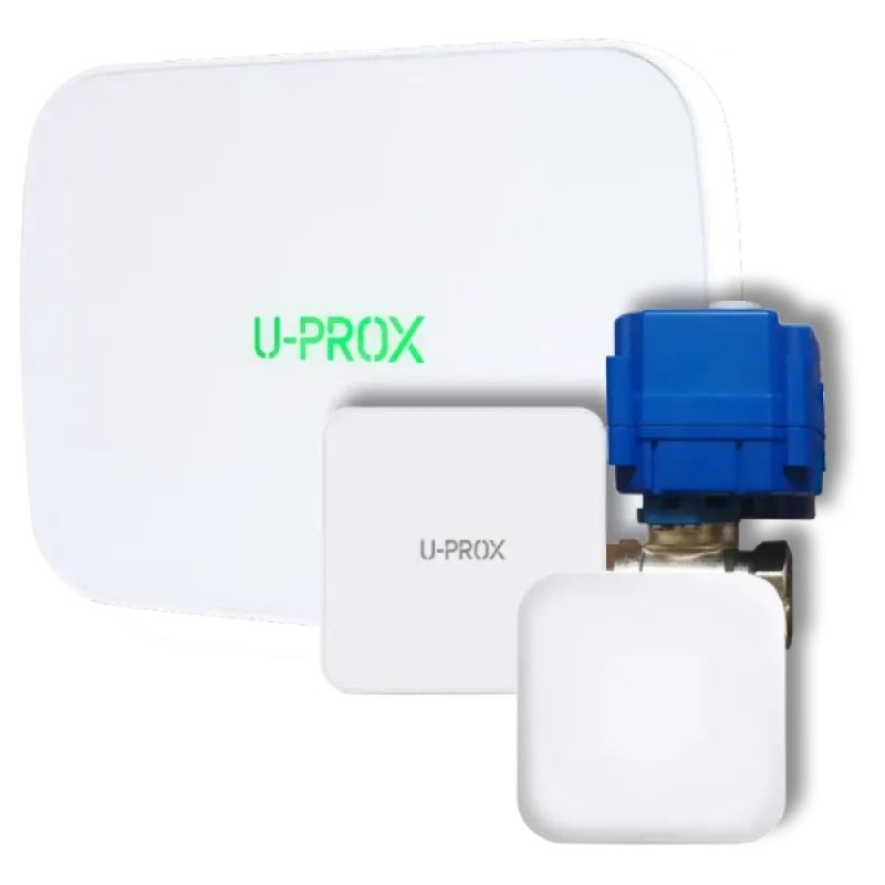 Беспроводной комплект для предотвращения затопления U-Prox DN15 White