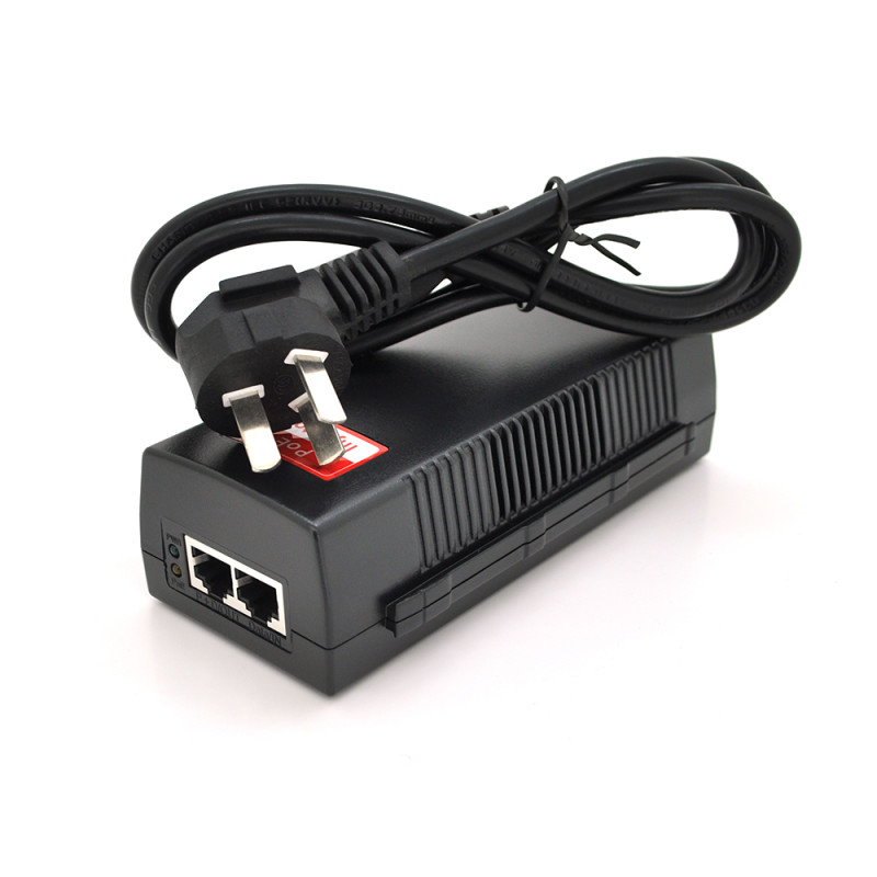 POE інжектор KM-tech 802.3at (30Вт) з портами Ethernet 10/100/1000Мбіт/с-