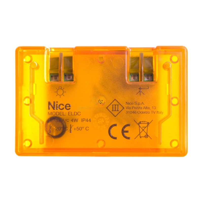 Сигнальна лампа Nice ELDC 12-36В з вбудованою антеною для воріт та шлагбаумів-
