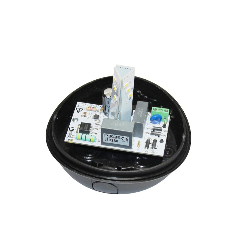 Сигнальна лампа Roger R92/LED230 з платою модуляції світлових спалахів 230В-