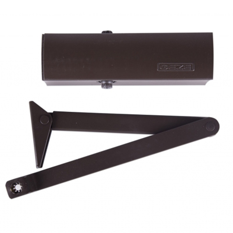 Дотягувач Geze TS-2000 V BC з колінною тягою (коричневий)-