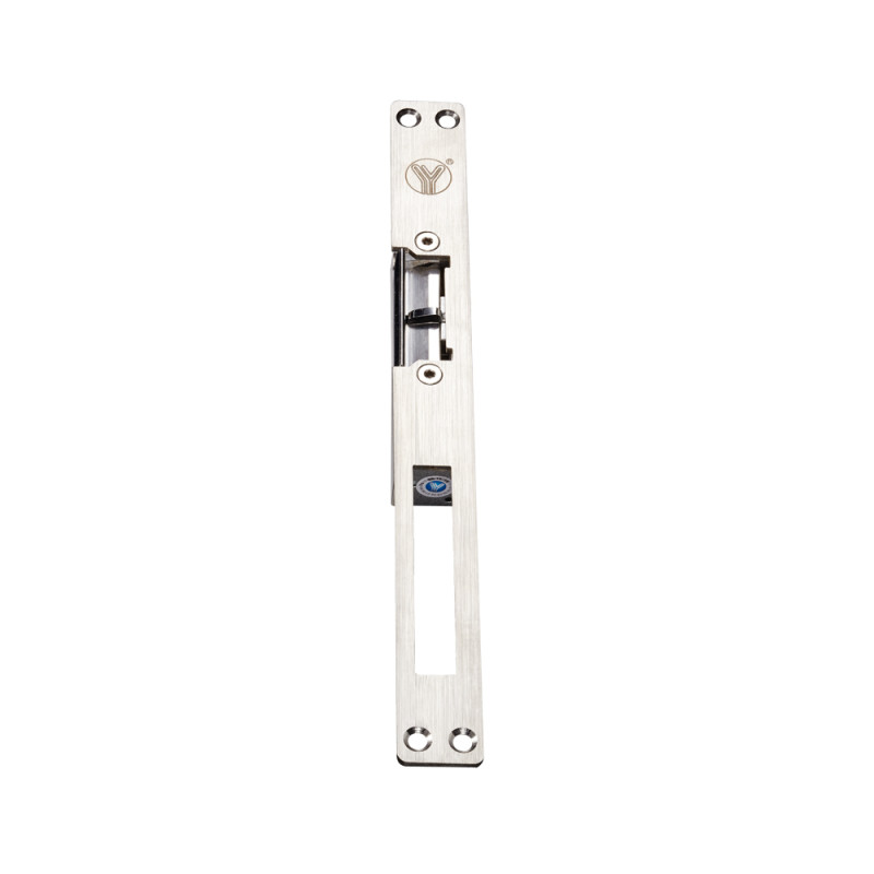 Электрозащелка Yli Electronic YS-132NC-S (power closed) длинная для системы контроля доступа с датчиком состояния двери
