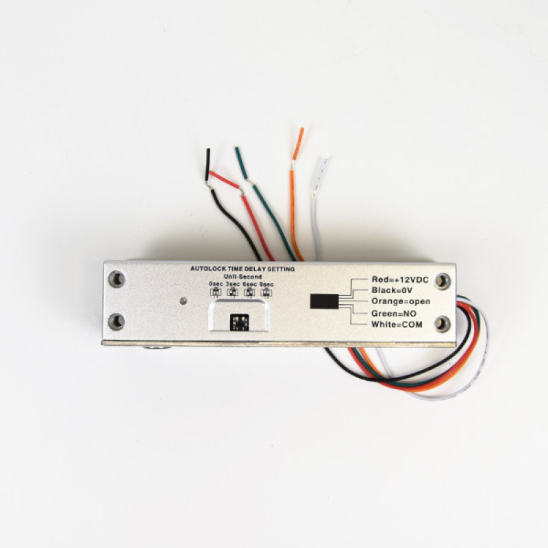 Ригельный замок YB-500U(LED) на стеклянную дверь без рамы