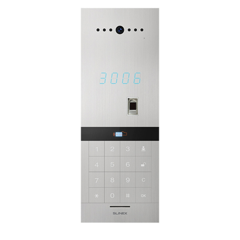 Вызывная видеопанель Slinex Sitara Bio (silver) для IP-домофонов