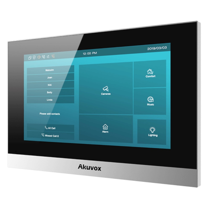 IP-видеодомофон 7" Akuvox C313N silver