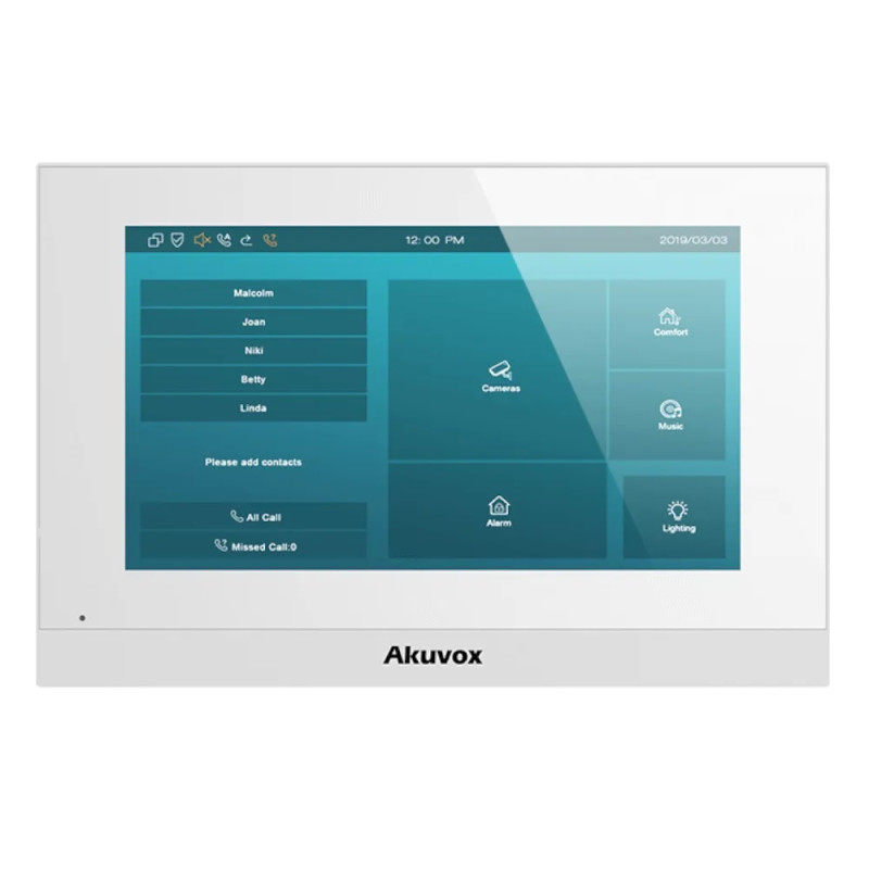 IP-видеодомофон 7" Akuvox C313N white