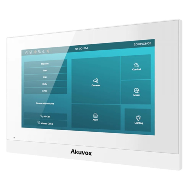 IP-видеодомофон 7" Akuvox C313N white