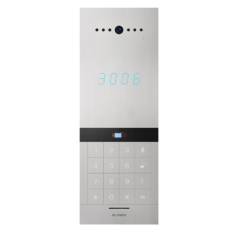 Відеопанель виклику Slinex Sitara (silver) для IP-домофонів-
