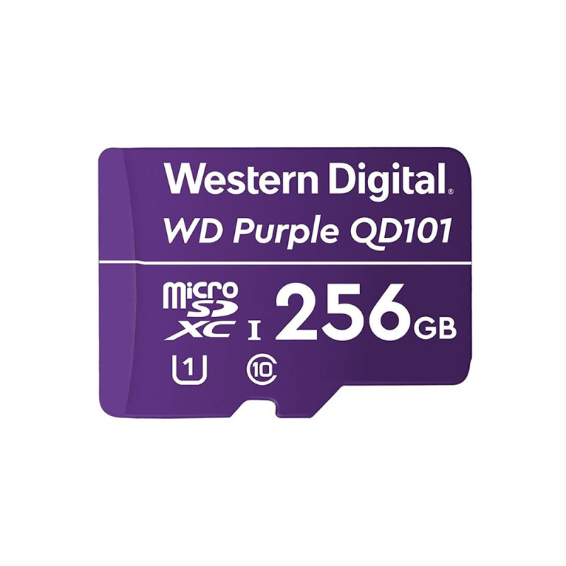 Карта пам'яті Western Digital MICRO SDXC 256GB UHS-I WDD256G1P0C WDC спеціалізована для відеоспостереження-