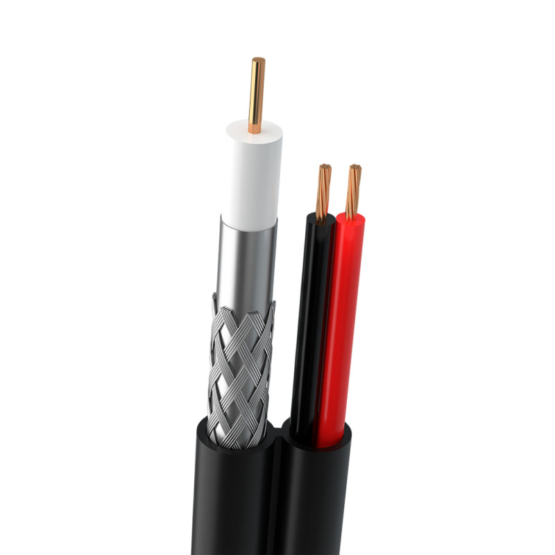 Кабель комбинированный Одескабель RG-59, медь(CU) + 2*0.75 power, 305м (F5967BVcu +2*0,75)