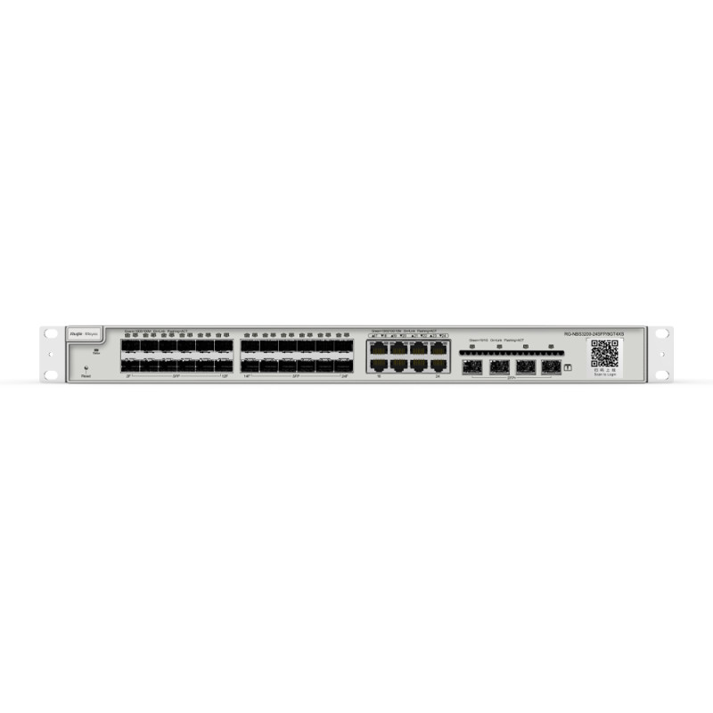 Коммутатор Ruijie Reyee RG-NBS3200-24SFP/8GT4XS 24-портовый управляемый с 8 комбинированными портами