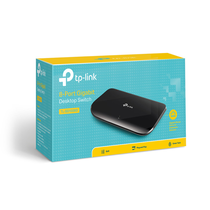 Коммутатор TP-Link TL-SG1008D 8-портовый неуправляемый