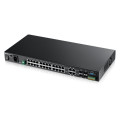 Комутатор ZyXEL MGS3520-28-L2 гігабітний 28-портовий з функцією заряду АКБ-