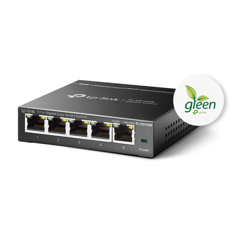 Коммутатор TP-Link EasySmart TL-SG105E 5-портовый управляемый